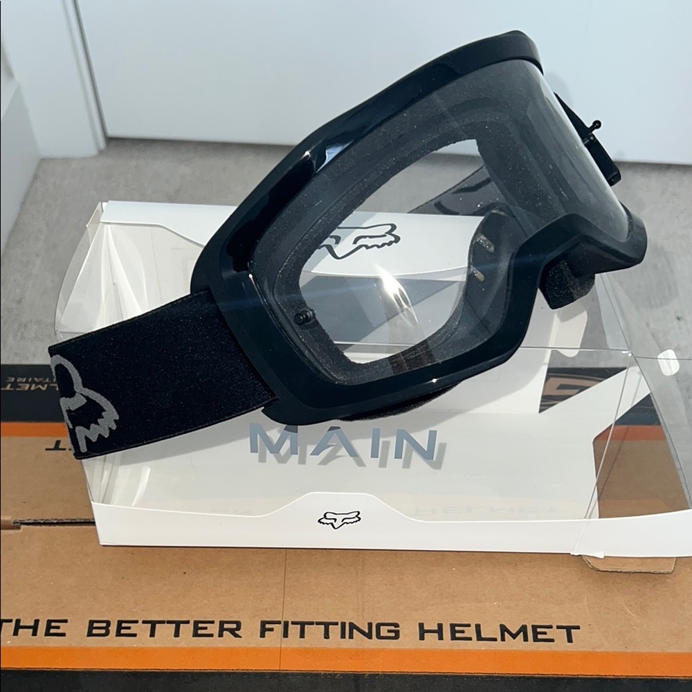 Fox Racing Black Goggles